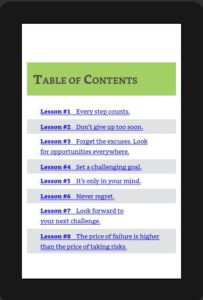 Complex elements in kindle formatting 11