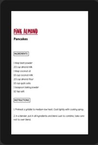 Cookbook Kindle Formatting Samples 5