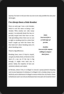 Quote formatting styles in kindle ebooks 3