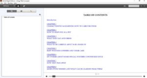 Table of Contents Epub Format Samples 16